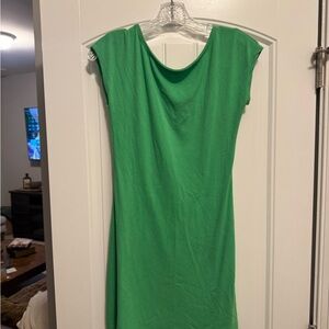 Free People Vibrant Green Midi Dress